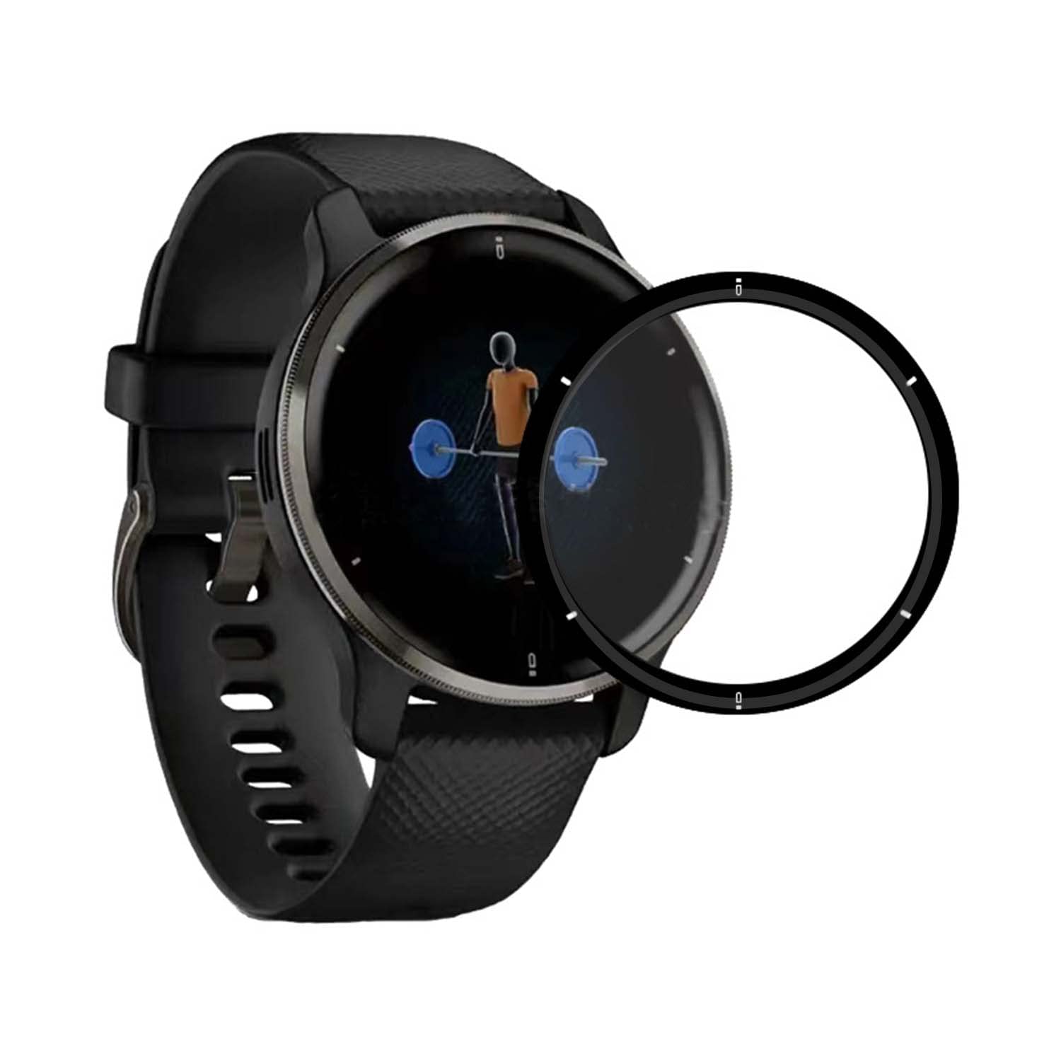Amazon.co.jp: [Gosento]For GARMIN Venu 2 Plus フィルム [2枚入り